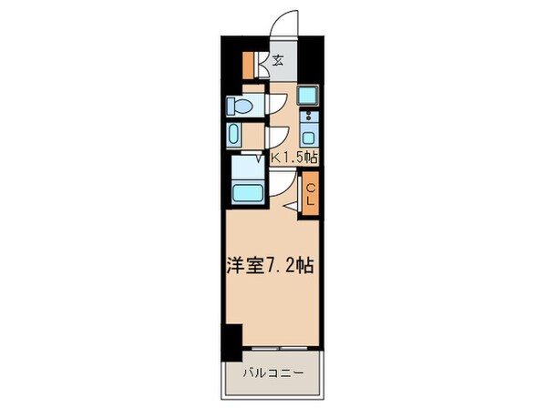 プレサンス新栄リベラの物件間取画像